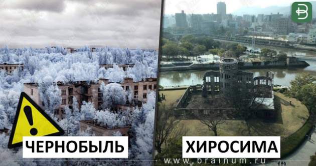 Почему в Хиросиме люди спокойно живут, а Чернобыль считается зоной отчуждения?