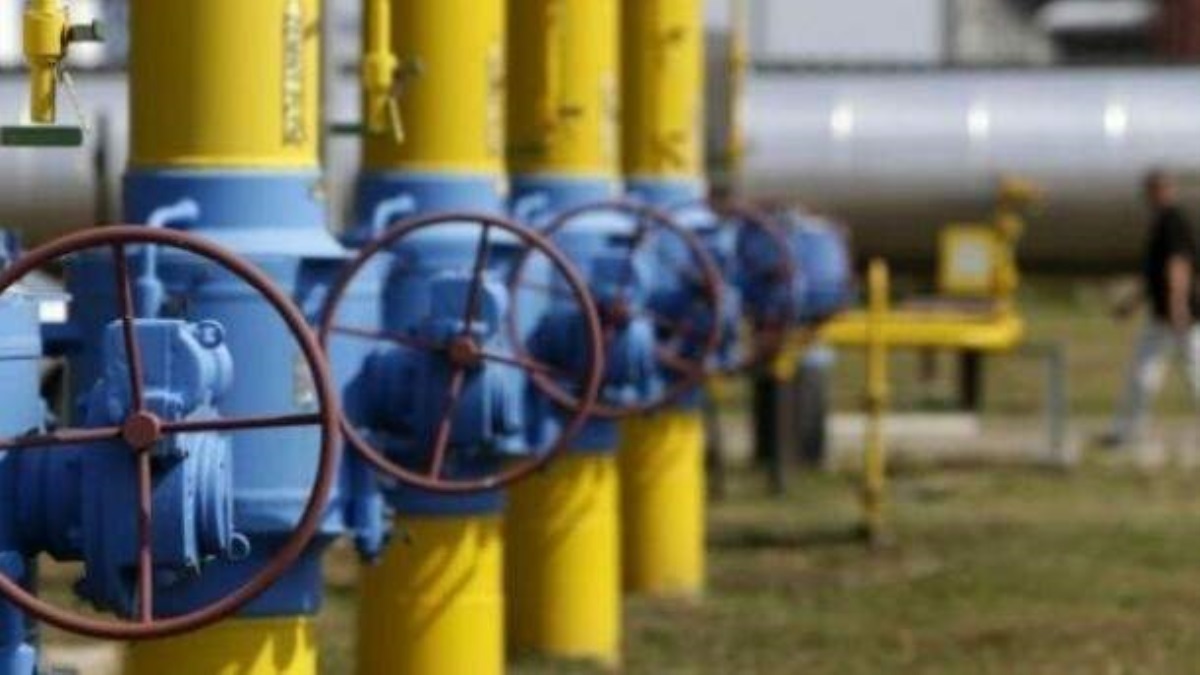 Запасы газа в украинских подземных хранилищах резко сократились