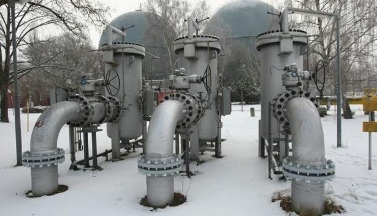 Запасы газа в ПГХ Украины существенно сократились