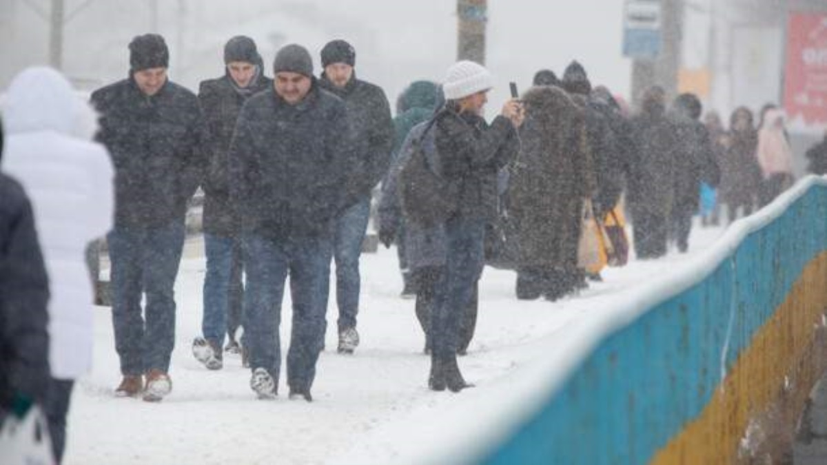 На Украину надвигается резкое похолодание
