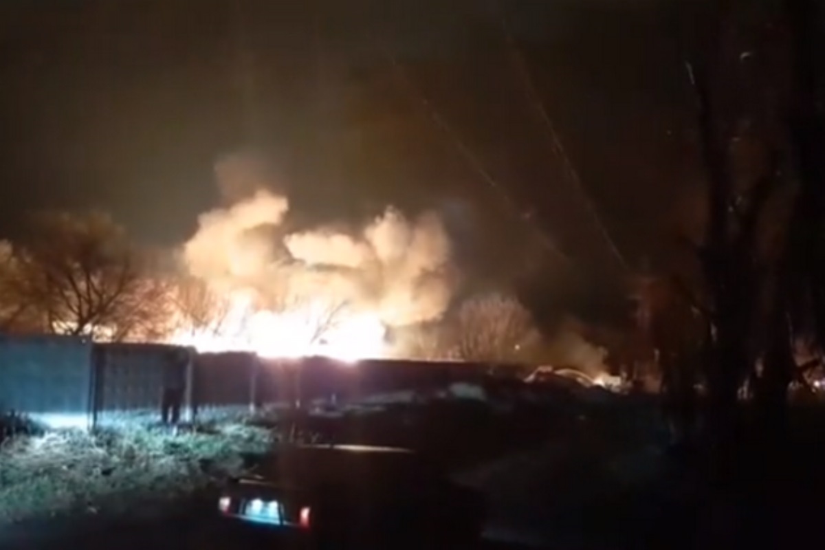 Город в огне: в Кропивницком прогремели страшные взрывы