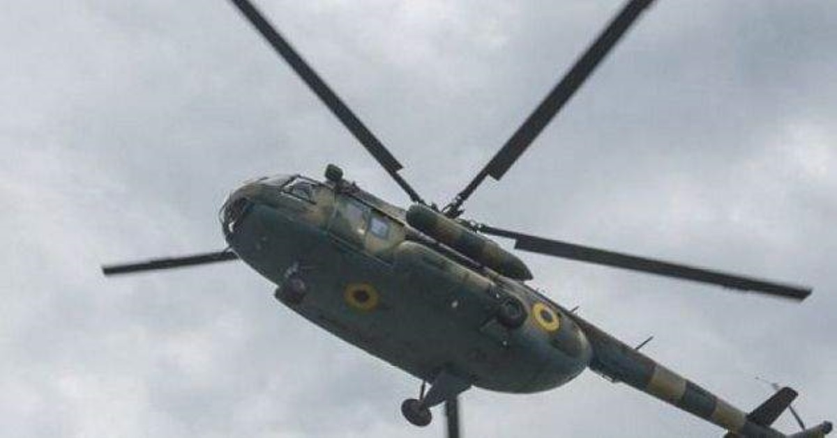 ЧП с военным вертолетом в Украине : первые подробности