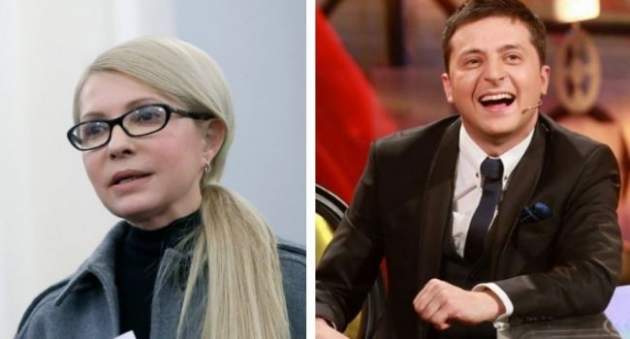 Зеленский и Тимошенко будут "воевать" друг с другом во втором туре