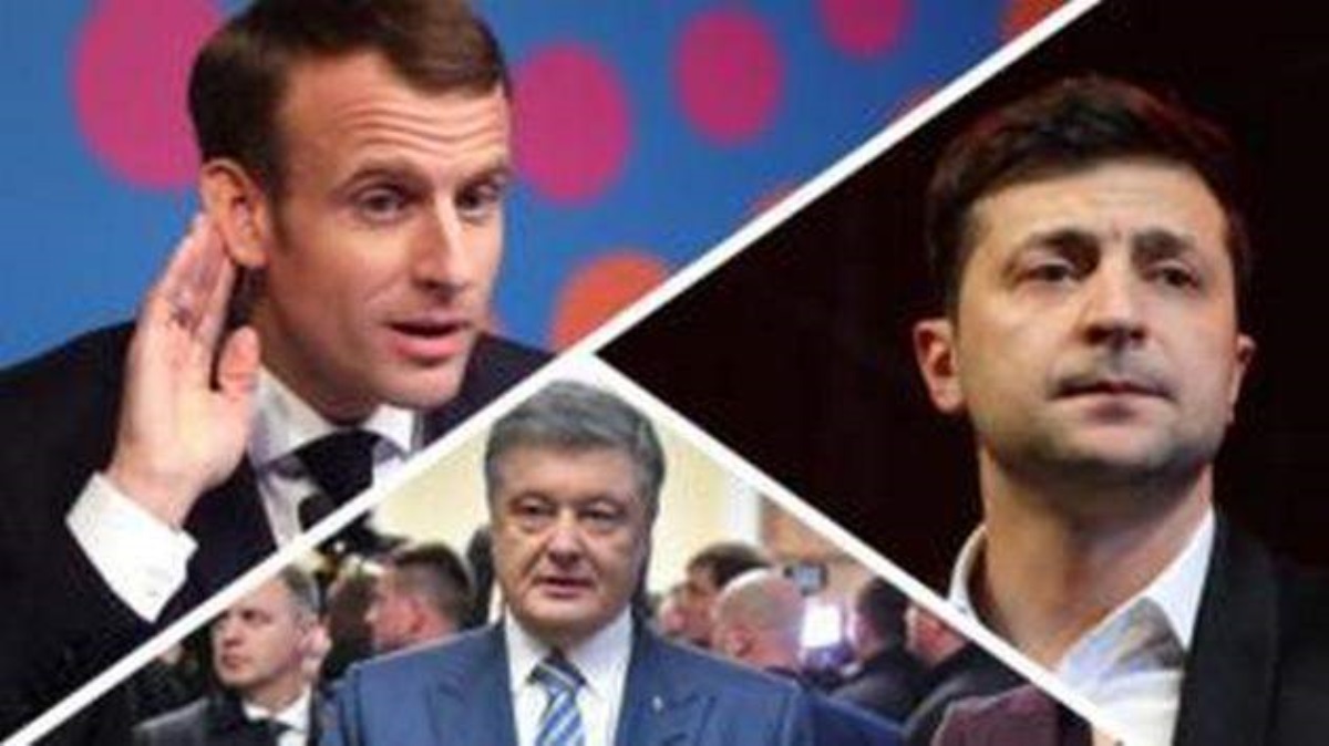 Зеленский и Порошенко встретились с Макроном: все подробности