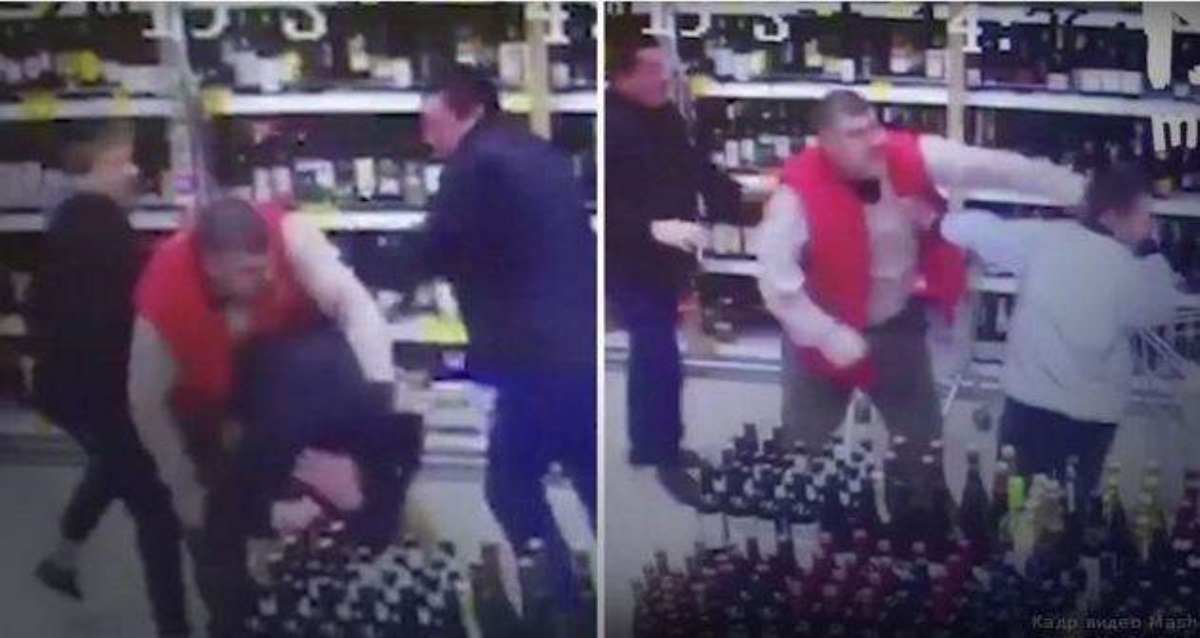 Подростки атаковали охрану, мешавшую воровать в супермаркете