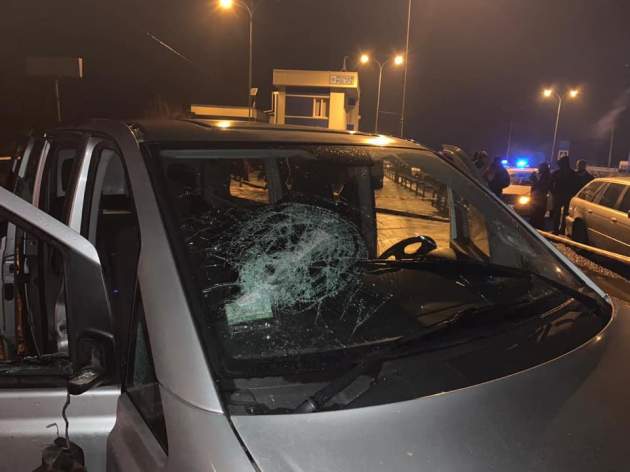 На трассе Одесса-Киев вооруженные люди напали на полицейский пост