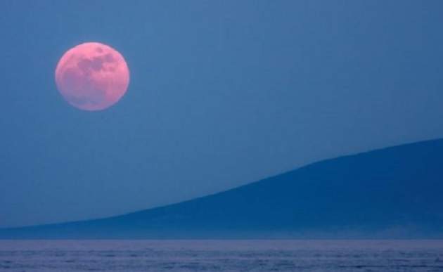 Сегодня над Землей появится «розовая» Луна