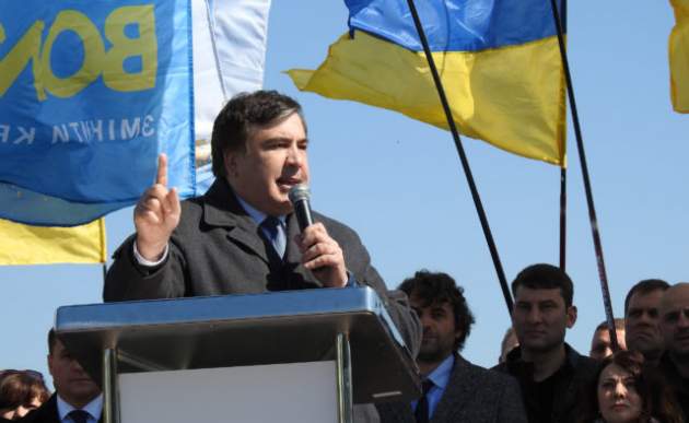 Саакашвили внезапно появился в Украине