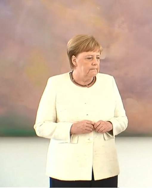 Меркель снова стало плохо на публике. Видео