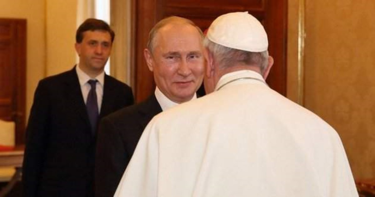 Папа Римский резко высказался о Донбассе сразу после встречи с Путиным