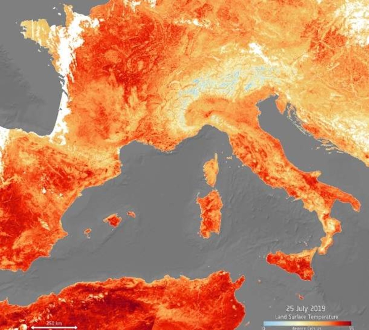 Рекордная жара в Европе