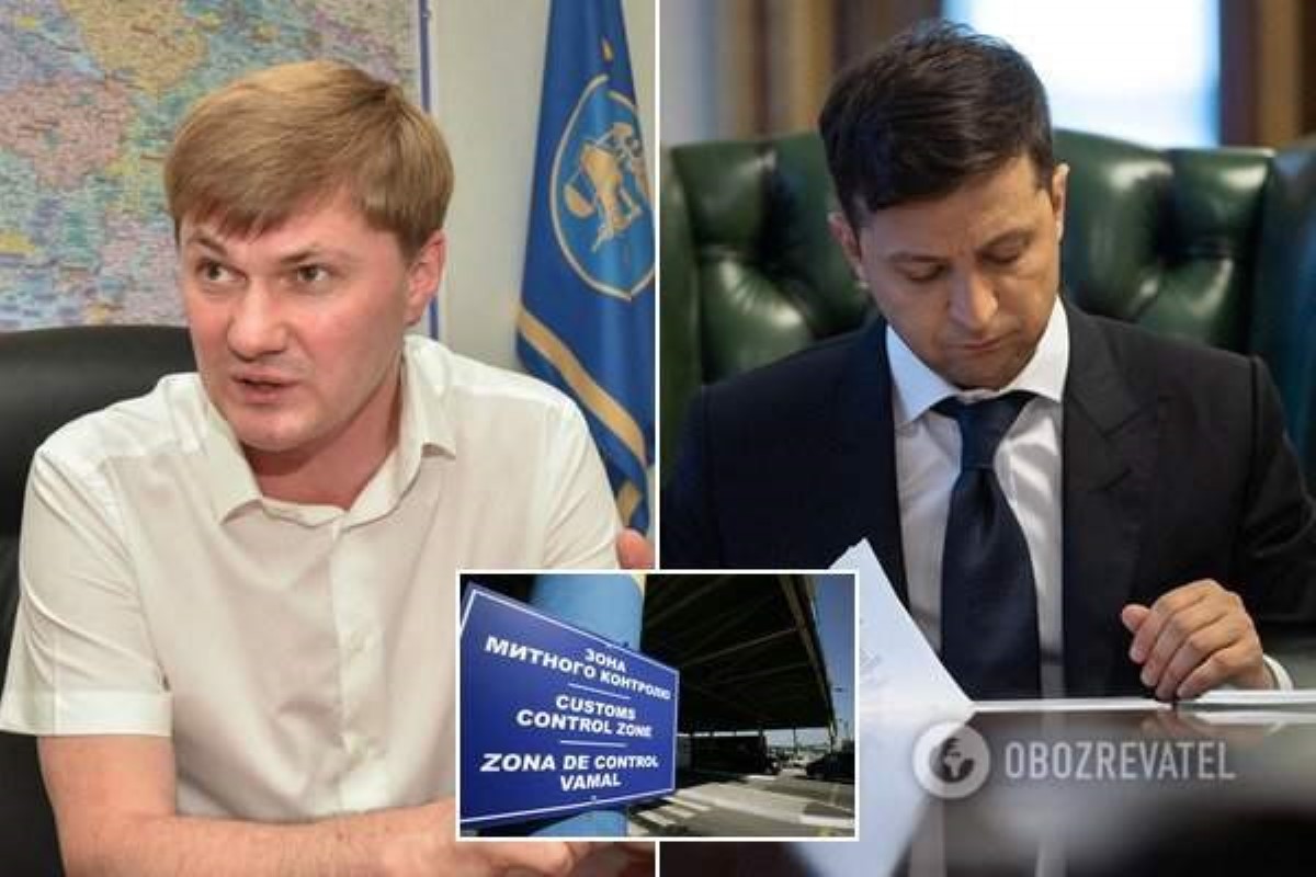 Главный таможенник Одессы уволен после конфликта с Зеленским