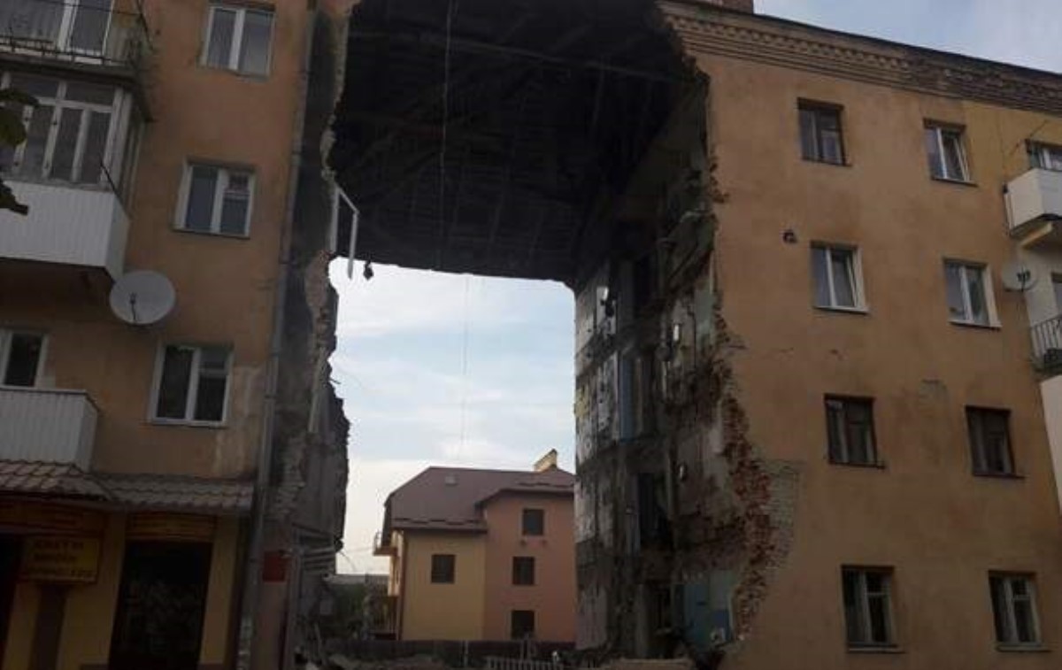 В Дрогобыче завершен разбор завалов жилого дома. Фото