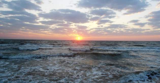Море превратилось в суп с галушками: появилось жуткое видео из Геническа