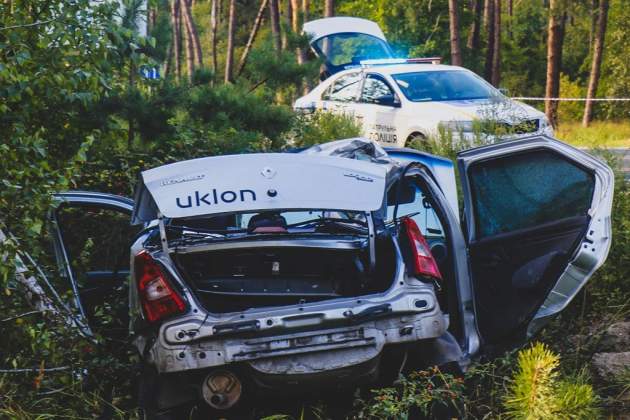 В Киеве авто такси попало в смертельную аварию