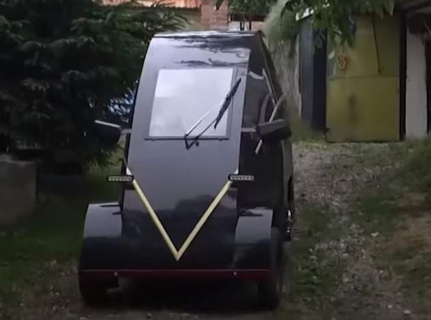 Украинский пчеловод собрал электромобиль за 1300 евро