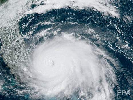 Появилось видео урагана "Дориан", снятое из космоса