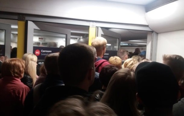 В Киеве произошла давка на станции метро
