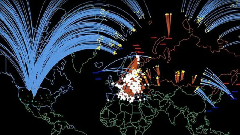 Создана компьютерная симуляция ядерной войны между РФ и США