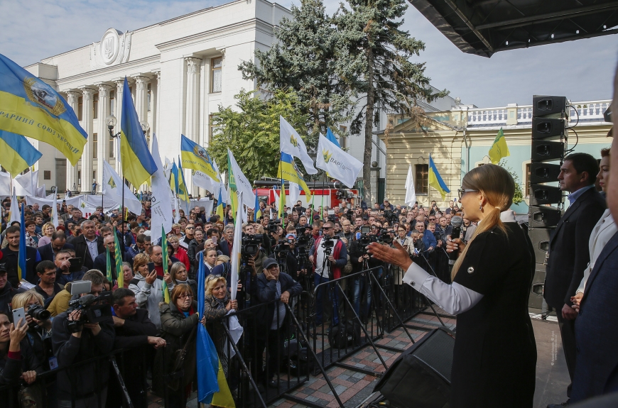 Тимошенко призвала аграриев объединяться и не допустить распродажи земли
