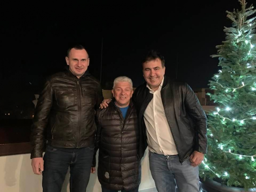 Саакашвили отпраздновал новоселье в Одессе