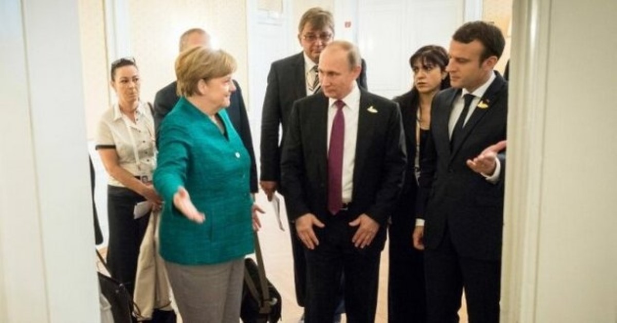 Забудут про Крым: всплыли важные подробности тайных переговоров Путина с Меркель и Макроном