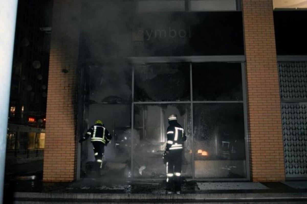 В Киеве поймали "на горячем" поджигателей молочных магазинов