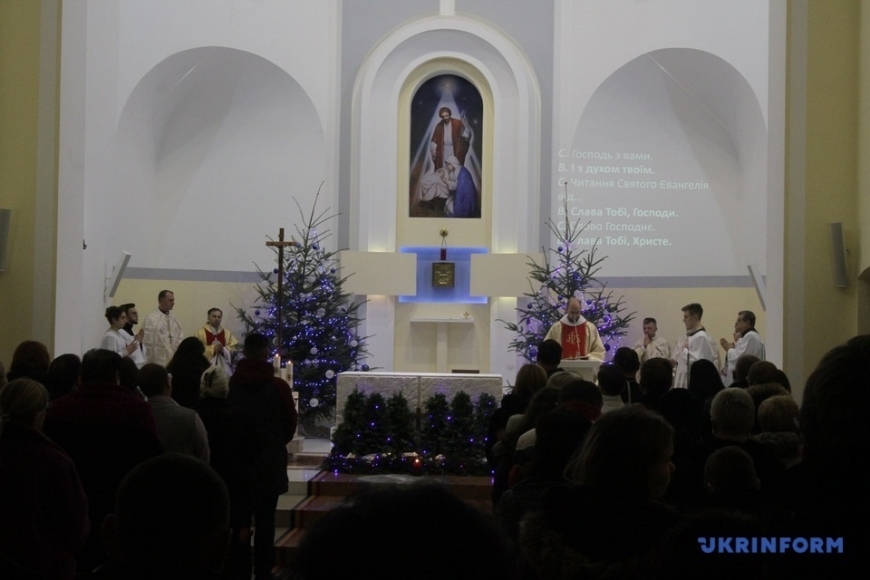 Украинские католики отмечают Рождество