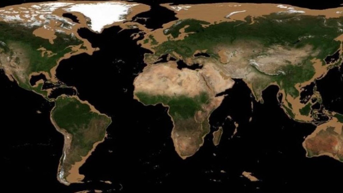 НАСА показало, как бы выглядела Земля без воды