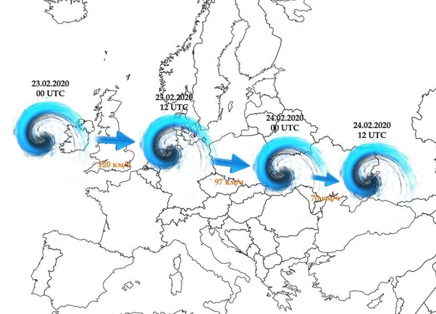 Циклон "Юля" несет бешеный ветер и метель: синоптик предупредил о шторме в Украине