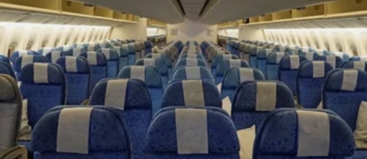 Шаг между креслами в самолете