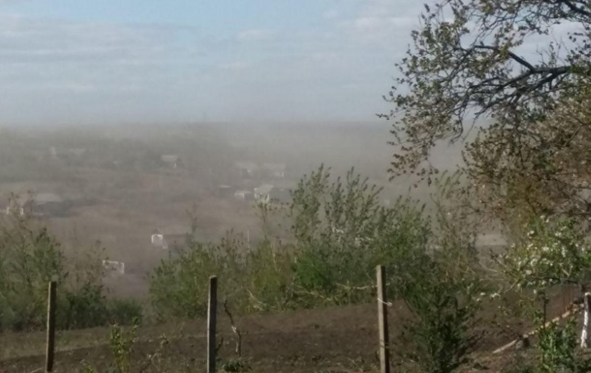 Одесскую область накрыла пылевая буря. Видео