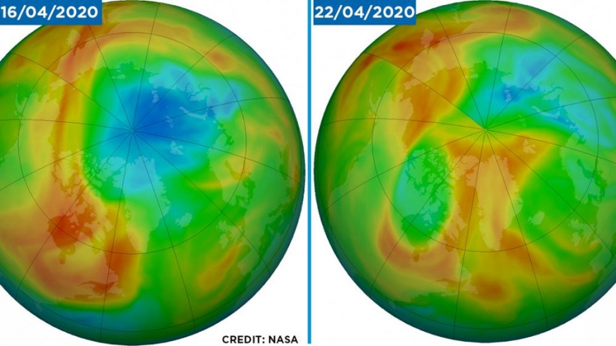 Над Арктикой неожиданно затянулась озоновая дыра: ученые обеспокоены