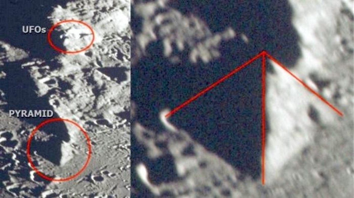 На поверхности Луны обнаружили большую пирамиду