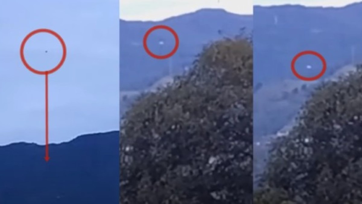 В Колумбии два НЛО меняли свой цвет при полете