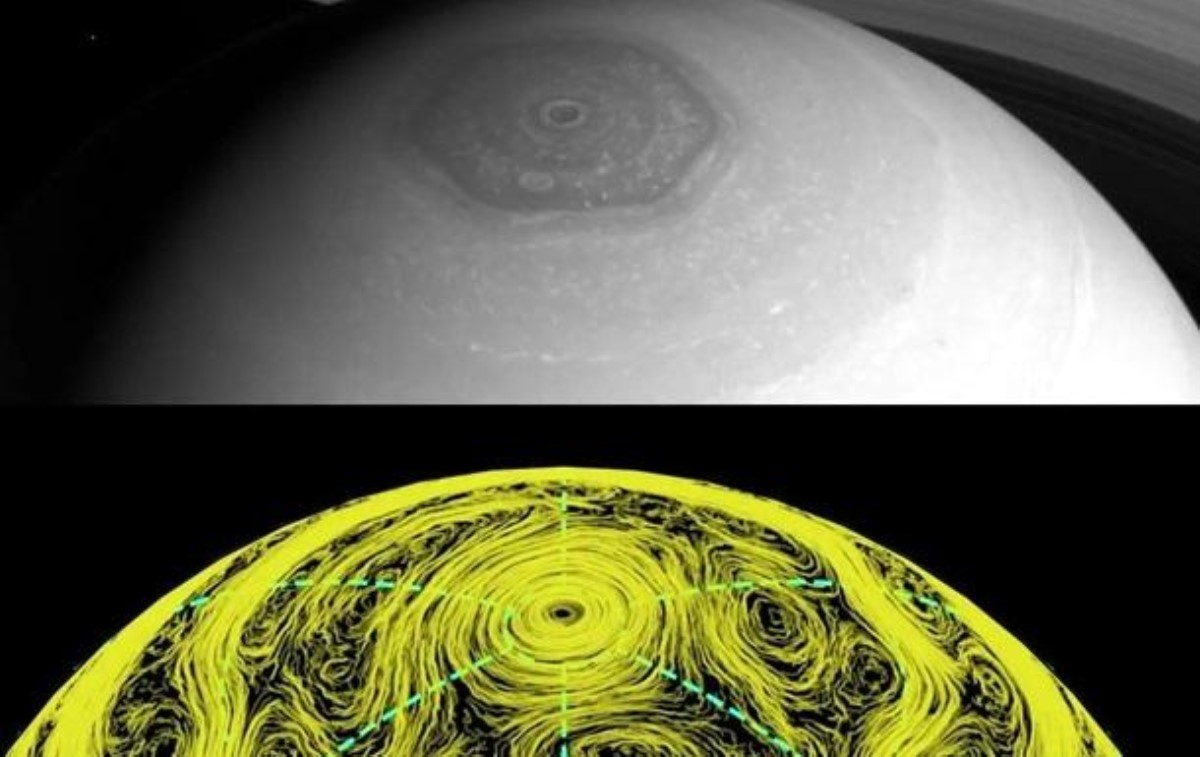 Ученые разгадали феномен появления шестиугольника на Сатурне