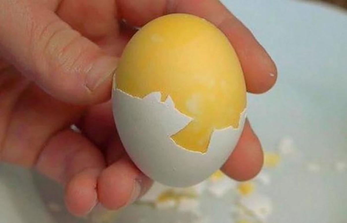 Смешной лайфхак: как сварить яйца, чтобы желтки были наружу