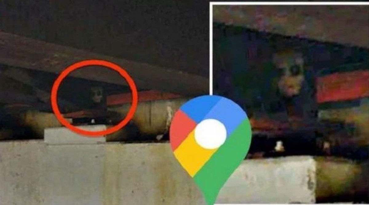 В Нью-Йорке под мостом спрятался «инопланетянин»