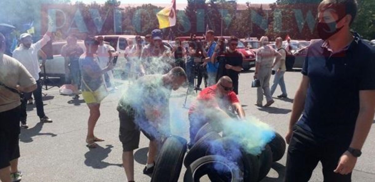 В Одессе протестовали против карантина