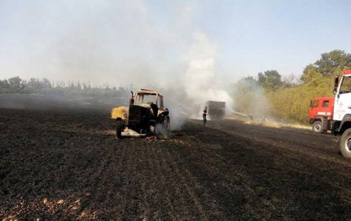 Зеленский приехал на тушение пожаров в Луганскую область