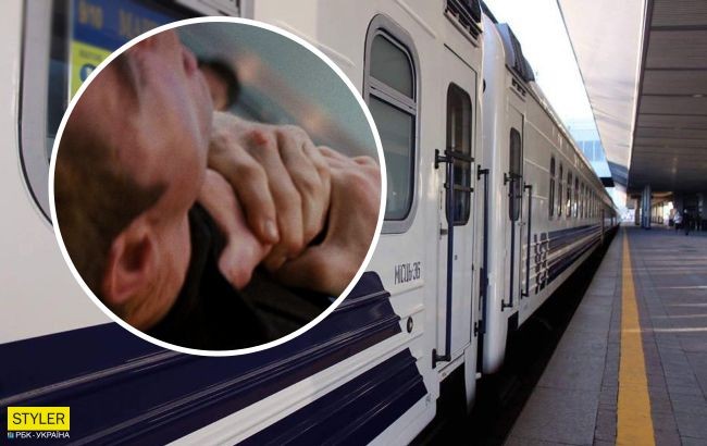 В поезде Харьков-Рахов пассажир решил придушить проводника