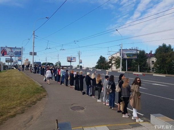 В Минске продолжаются протесты