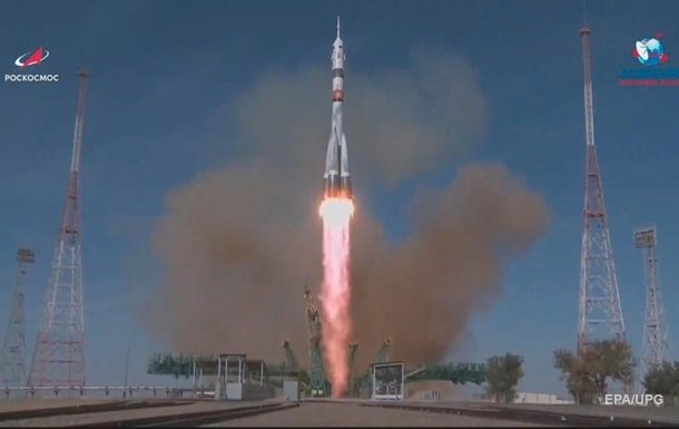 С космодрома "Байконур" успешно стартовала ракета "Союз" с новым экипажем МКС