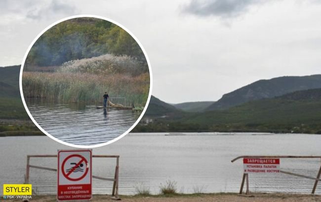 Воду для аннексированного Крыма хотят качать из озера для хранения отходов