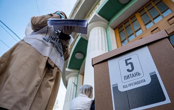 Треть избирателей проигнорировали опрос Зеленского