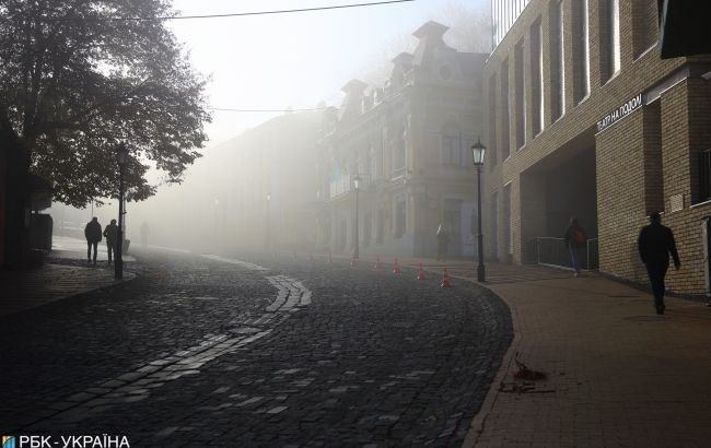 В Украине наблюдается густой туман