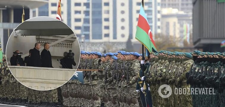Алиев и Эрдоган приняли парад в честь победы Азербайджана
