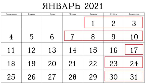 Новый год и Рождество 2021: сколько дней будут отдыхать украинцы