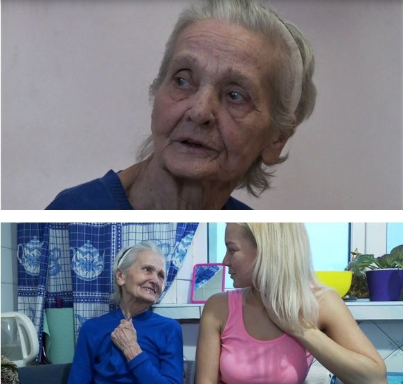 89-летняя пенсионерка Мария, которой удалось спастись во время пожара