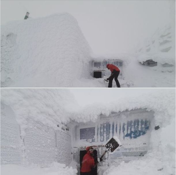 Поп Иван в снегу
